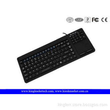 Rugged Waterproof Silicone Keyboard With 107Keys And Touchp